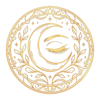 LumaSymbolics crescent and closed-eye emblem