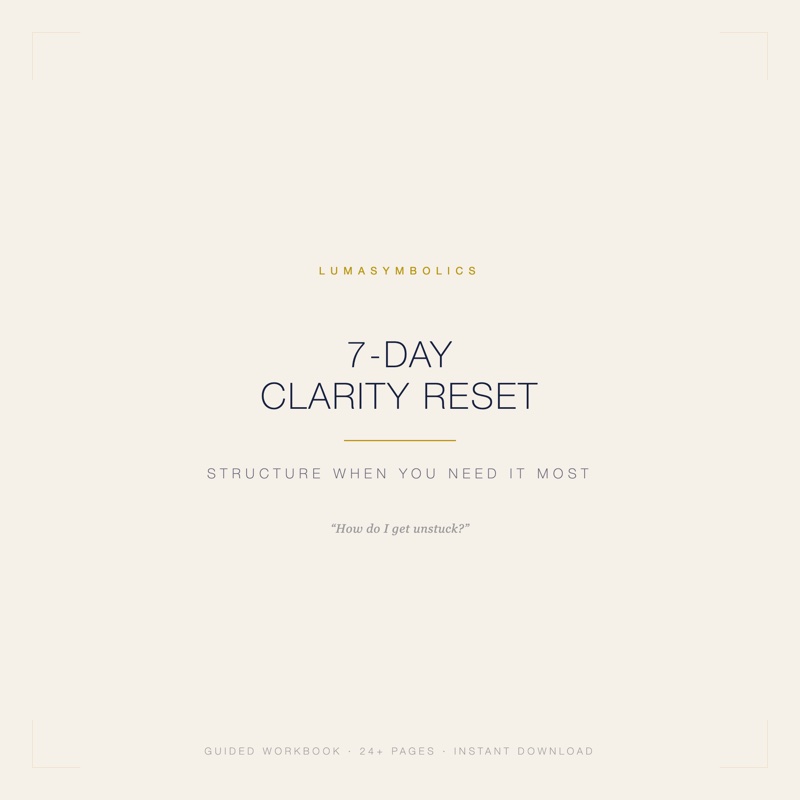7-Day Clarity Reset Workbook